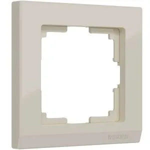 Рамка на 1 пост Stark (слоновая кость) Werkel W0011803