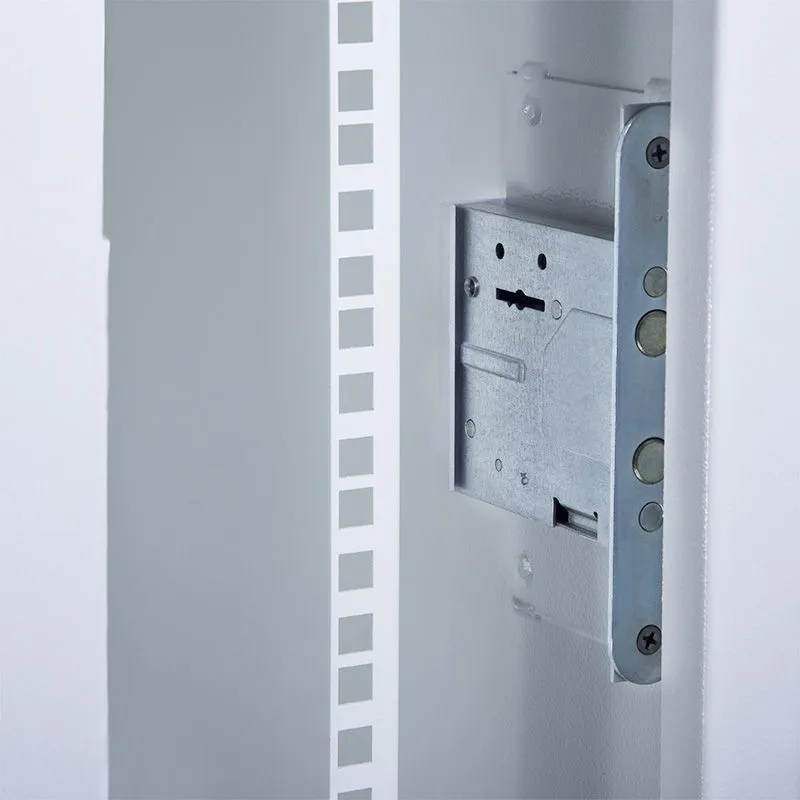 Шкаф настенный 19" АНТИВАНДАЛЬНЫЙ пенал 6U 600×400×327мм, (ШxГxВ) RAL 7035 REXANT - Фото 2