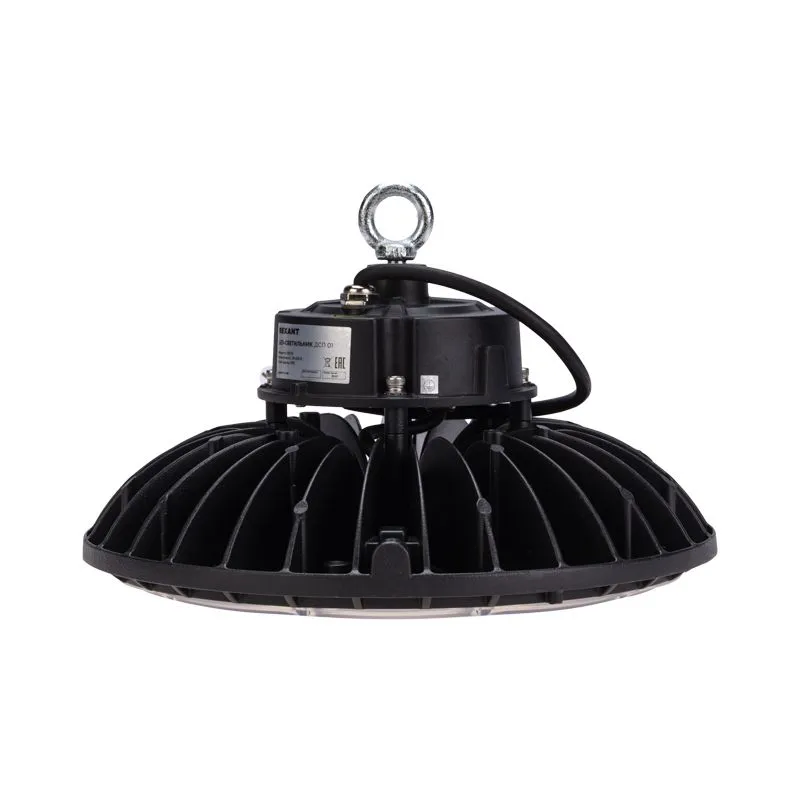 Светильник для высоких пролётов ДСП 01 200 Вт 6500 К IP65 20000 Лм черный REXANT - Фото 4