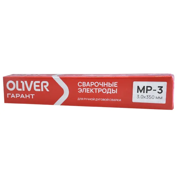 Электроды сварочные OLIVER ГАРАНТ, 3,0 мм; 2,5 кг – 350 мм ГАРАНТ д.3,0-2,5кг.