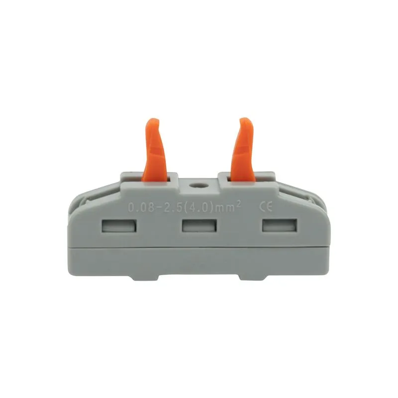 Клемма СМК 222-421 проходная 1 полюс (0,08-4 мм²), серая (50 шт./уп.) REXANT - Фото 3