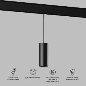 Slim Magnetic Умный трековый светильник 15W 2700-6500K Dim Amend (чёрный) 85073/01 Elektrostandard a063534