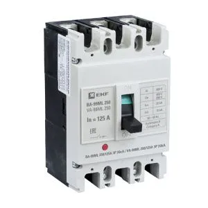 ВА-99МL 250/125А 3P 20кА EKF Basic mccb99-250-125mI