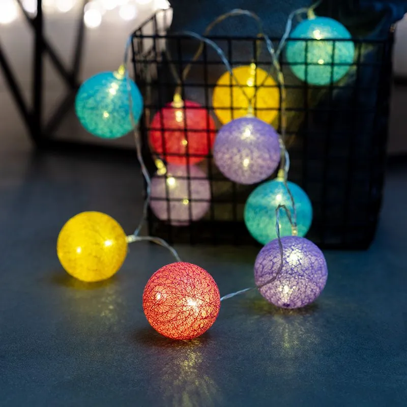 Тайские фонарики Фейерверк 5 м, 25 LED, прозрачный ПВХ, теплый белый, питание USB NEON-NIGHT - Фото 2