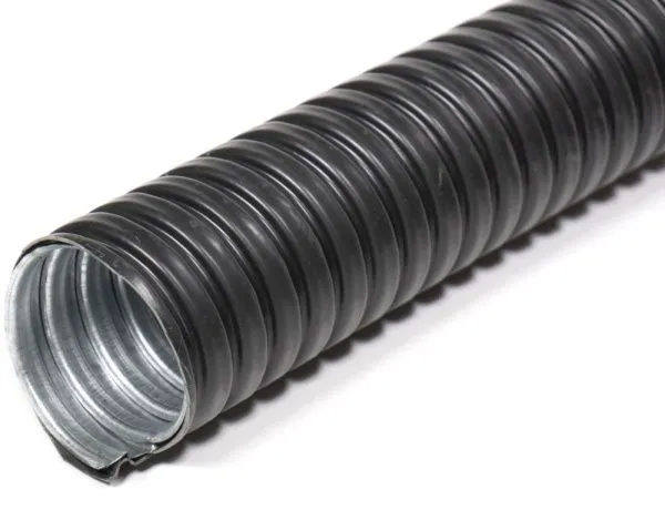 Металлорукав в ПВХ изоляции МРПИ НГ  75  (10 м/уп.) черный ГОФРОМАТИК (ЗЭТАРУС)