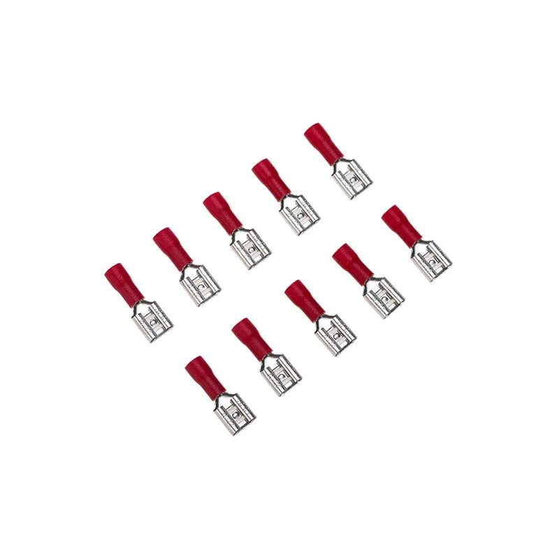 Клемма плоская изолированная РПи-м 1.5-(6.3)/РпИм 1,25-250 гнездо - 6.6 мм, 0.5-1.5 мм²,  в упак. 10 шт. REXANT - Фото 4