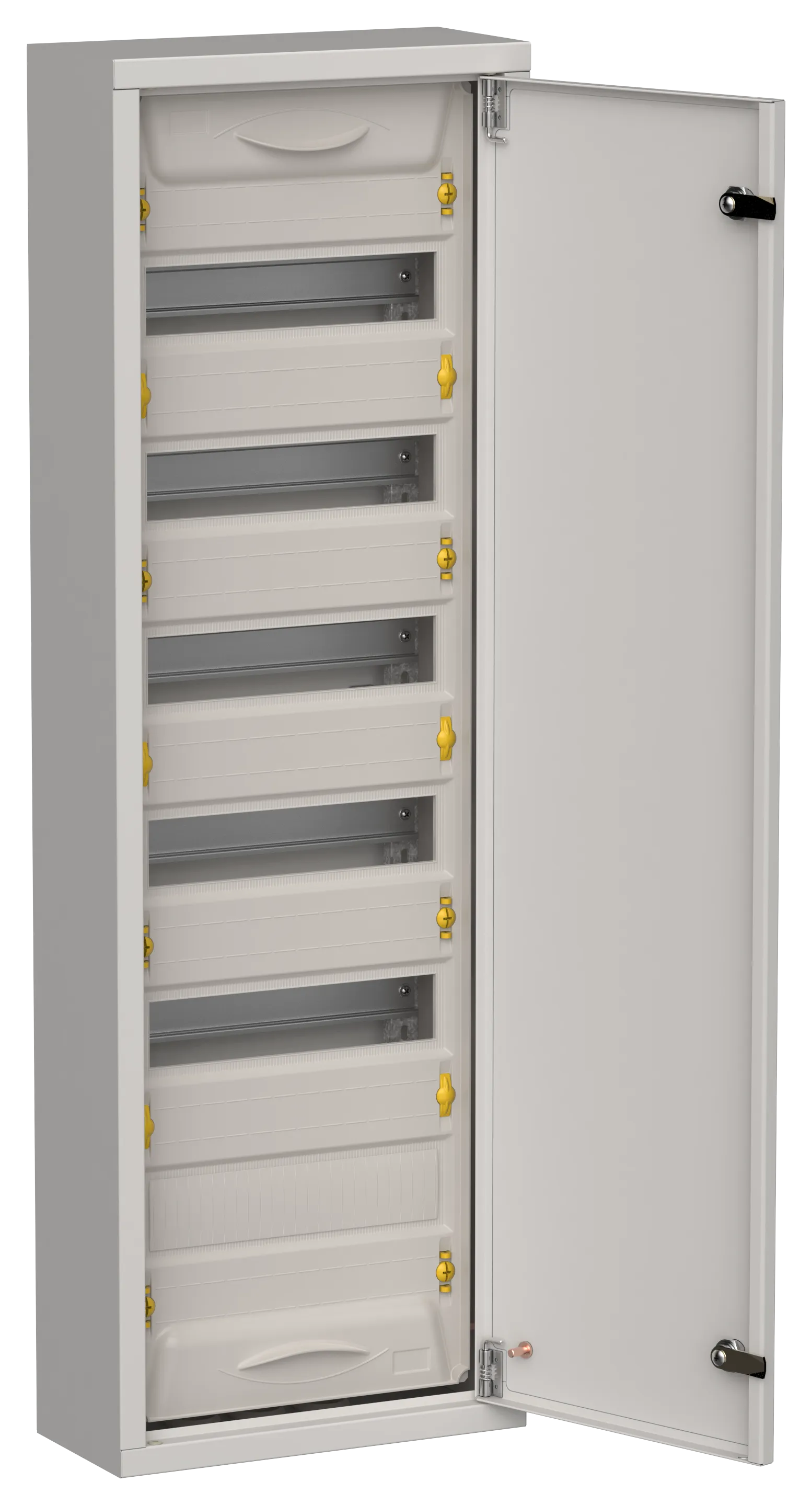 TITAN 5 Корпус металлический ЩРн-72 (1х72) 960х310х140мм IP31 серый (одна дверь) IEK