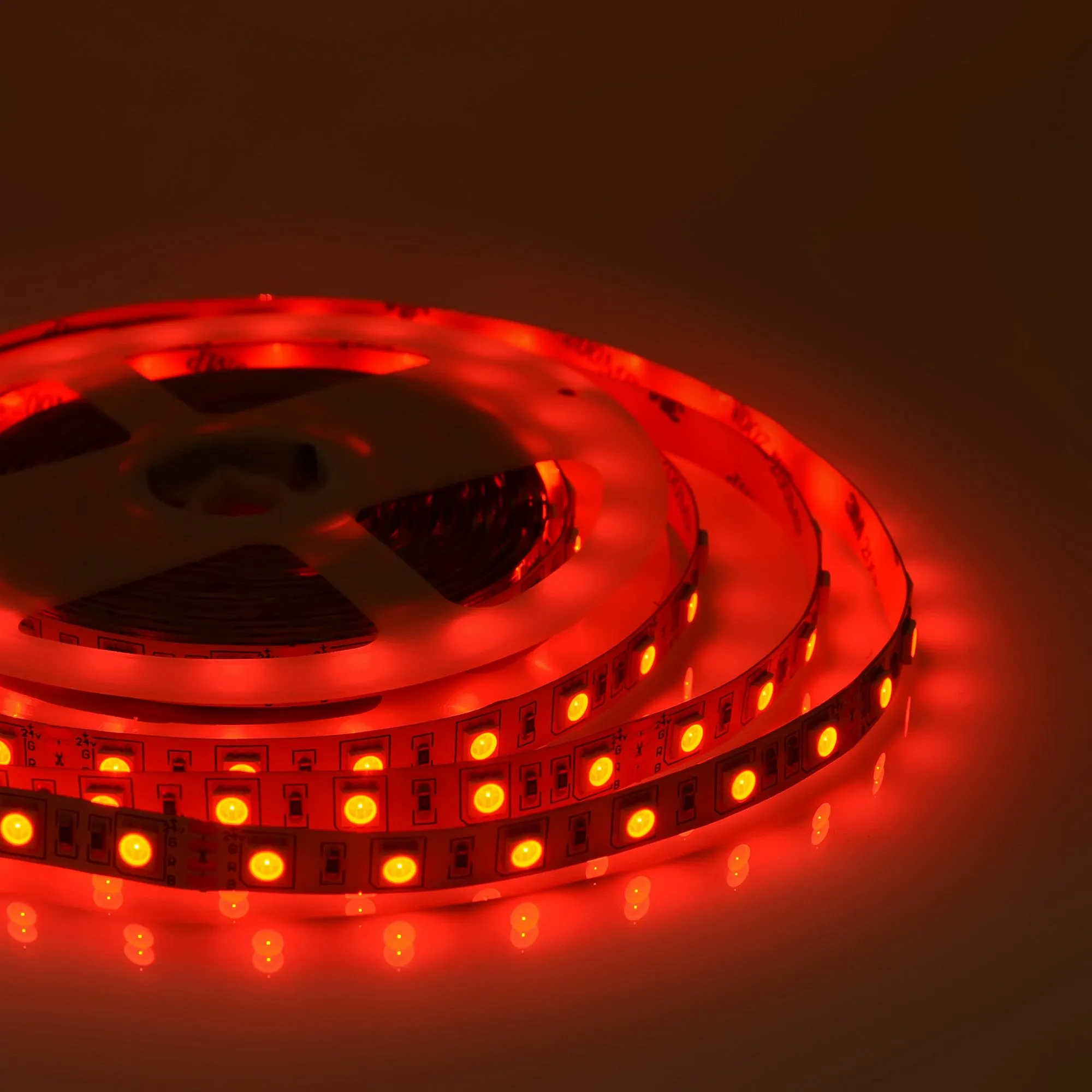 Лента светодиодная smd5050 60д/м 24В IP20 5м RGB Apeyron