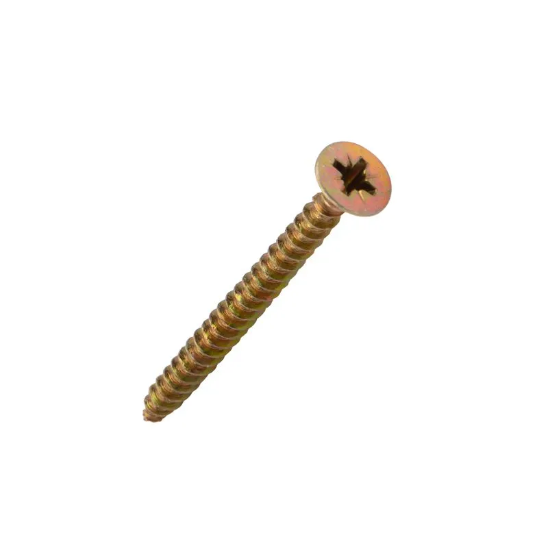 Саморез универсальный KRANZ 5х60, желтый цинк, короб (100 шт./уп.) - Фото 2