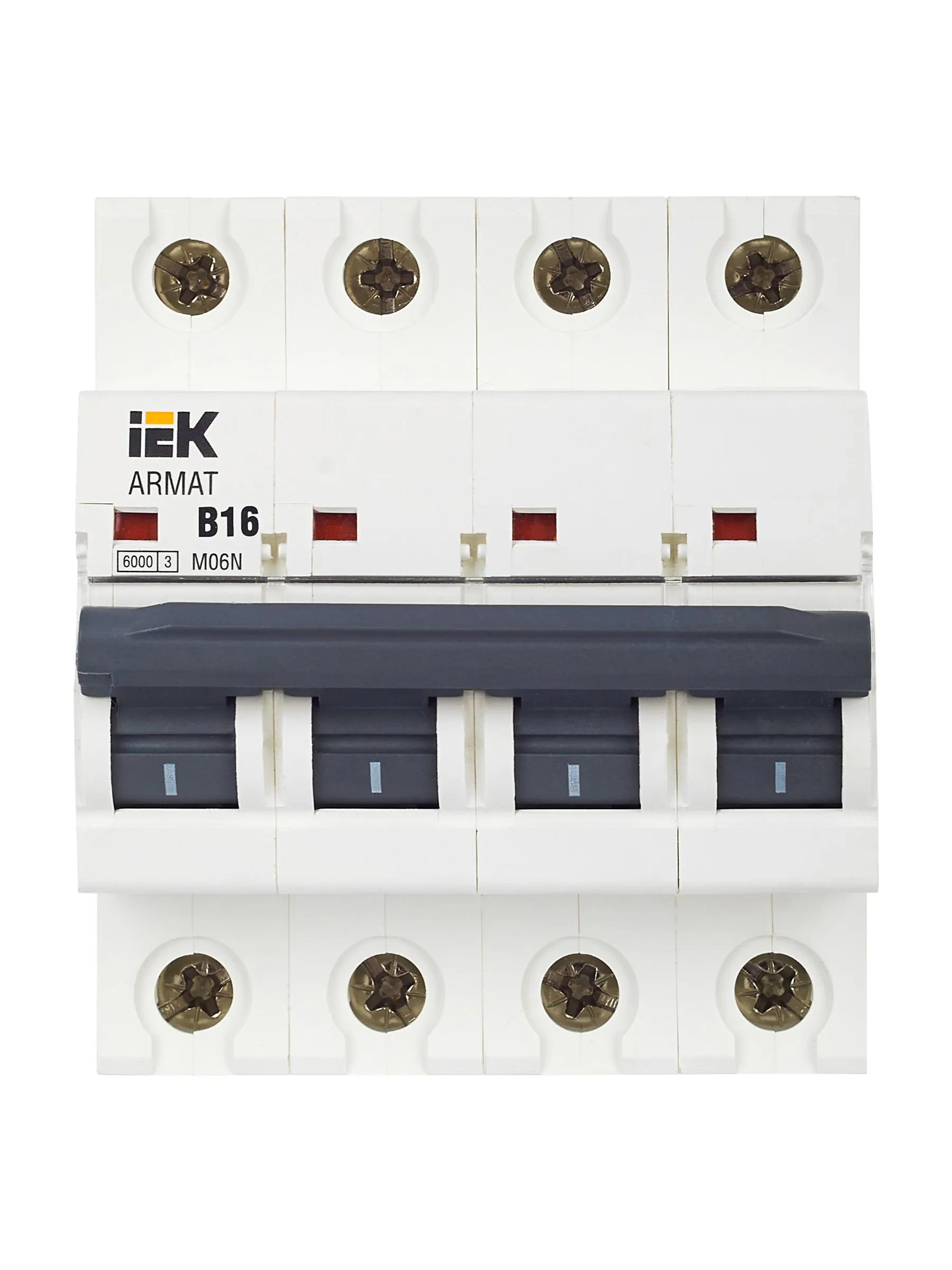 ARMAT Автоматический выключатель M06N 4P B 16А IEK - Фото 9