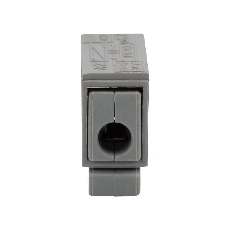 Строительно-монтажная клемма СМК 224-101 для светильника на 1 проводник (0,2-2,5)/(0,14-2,5) мм², серая (100 шт./уп.) REXANT - Фото 5