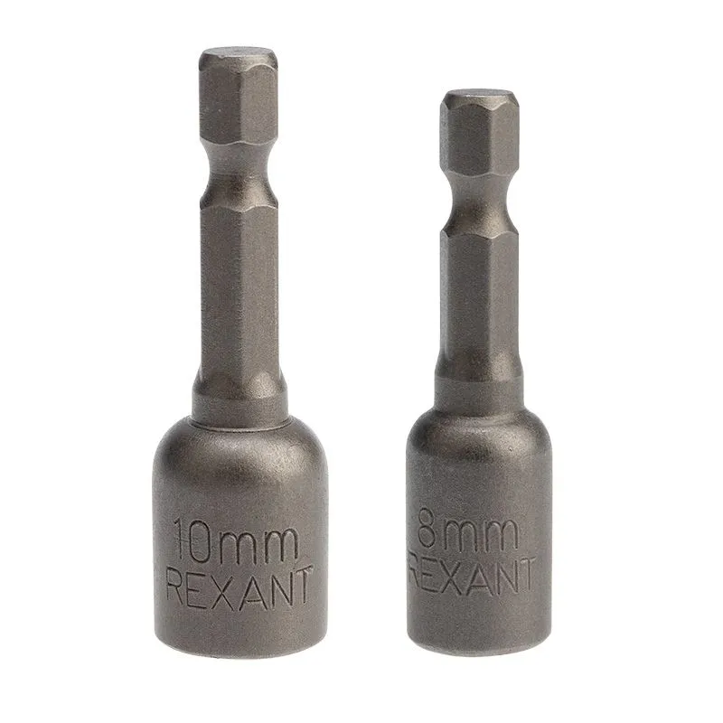 Ключ-насадка магнитная 1/4" 8х48 мм + 10х48 мм (2 шт./уп.) Kranz KR-92-0402-2