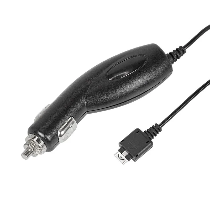 Автозарядка в прикуриватель для LG KG800/KG90 (АЗУ) (5 V, 700 mA) шнур спираль 1.2 м черная REXANT 16-0252