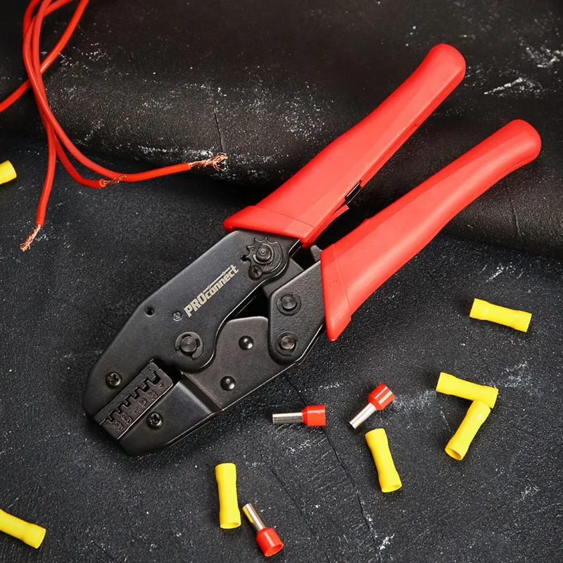 Кримпер HT-301E для обжима штыревых наконечников 0,5-4,0мм² PROconnect - Фото 2