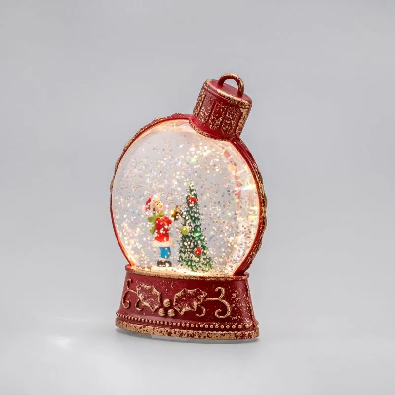 Светильник декоративный (фигура) Елочный шар с эффектом снегопада и подсветкой NEON-NIGHT - Фото 2