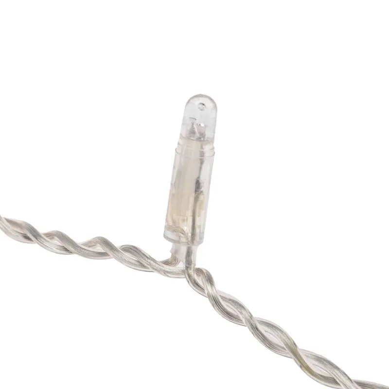 Гирлянда светодиодная Занавес 2x0,8м 160 LED СИНИЙ прозрачный ПВХ IP65 постоянное свечение 230В нужен блок 303-500-1 NEON-NIGHT - Фото 4