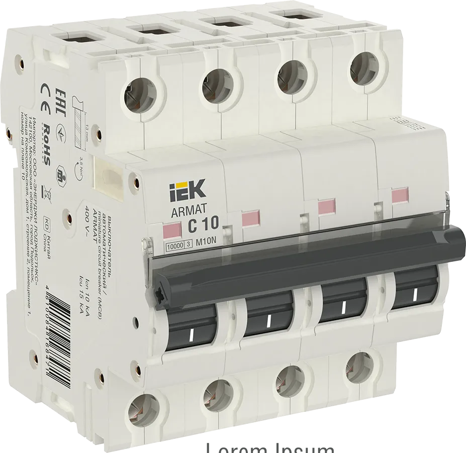 ARMAT Автоматический выключатель M10N 4P C 10А IEK