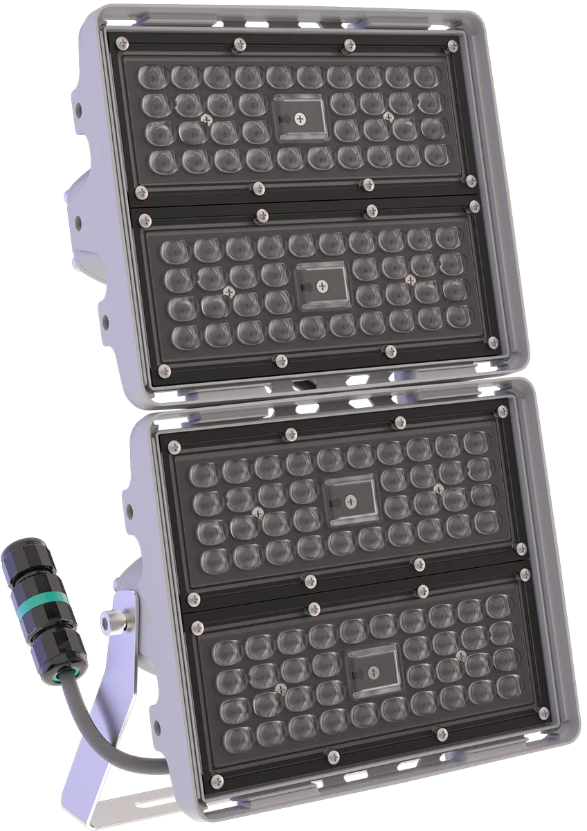 Светильник L-pixel 2/banner/100/Г30/740/(R5)/05/MT-KM/I1-C2/220AC IP66 RAL7035 LEDEL PX100-21416-123-182