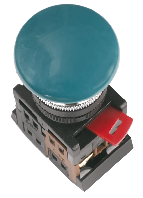 Кнопка управления AEА-22 "Грибок" d=22мм 1з+1р зеленая IEK