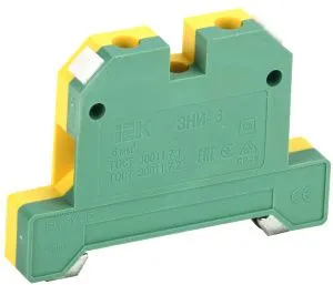 Зажим наборный ЗНИ-6PEN 6мм2 (JXB-земля) IEK YZN20-006-K52