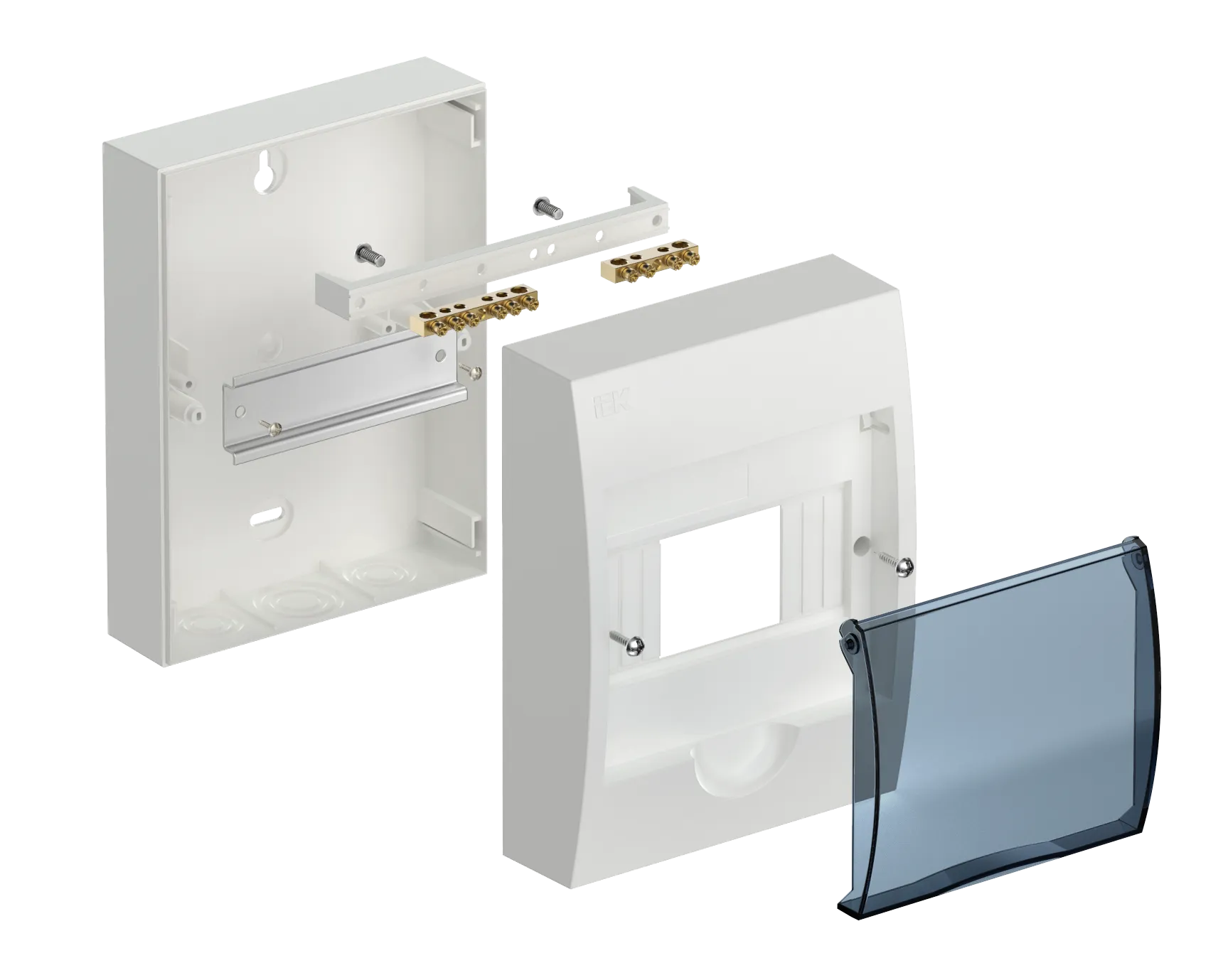 KREPTA 3 Корпус пластиковый ЩРН-П-6 IP41 белый IEK - Фото 3