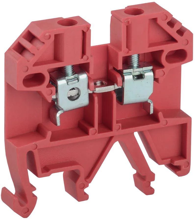 Клемма винтовая КВИ-4мм2 красная IEK