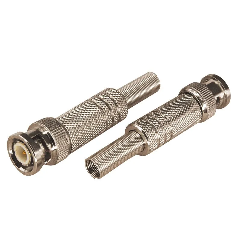 Разъем высокочастотный на кабель, штекер BNC под винт с пружиной, металл, (1шт) REXANT - Фото 4