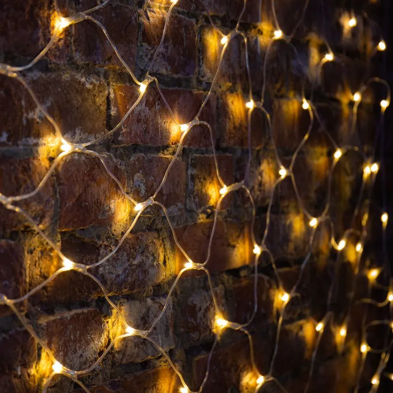 Гирлянда светодиодная Сеть 2х1,5м 288 LED ТЕПЛЫЙ БЕЛЫЙ прозрачный ПВХ IP65 свечение с динамикой 230В блок в комплекте NEON-NIGHT - Фото 2