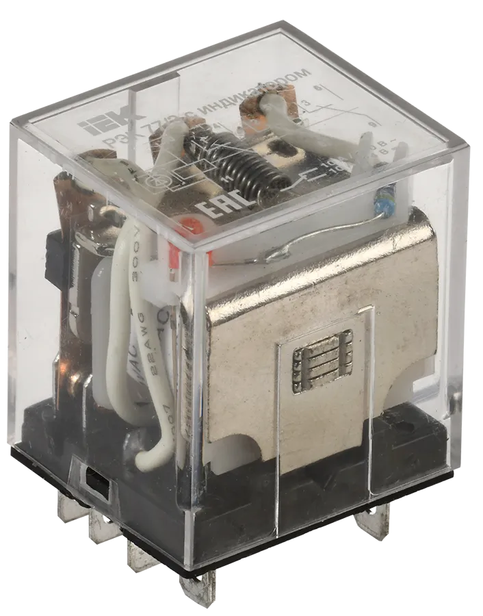 Реле РЭК77/3(LY3) с индикацией 10А 24В AC IEK