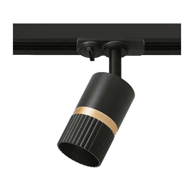 Трековый светильник WOLTA WTL-GU10/19BG DUO под лампу GU10 Черный/золото D55x160