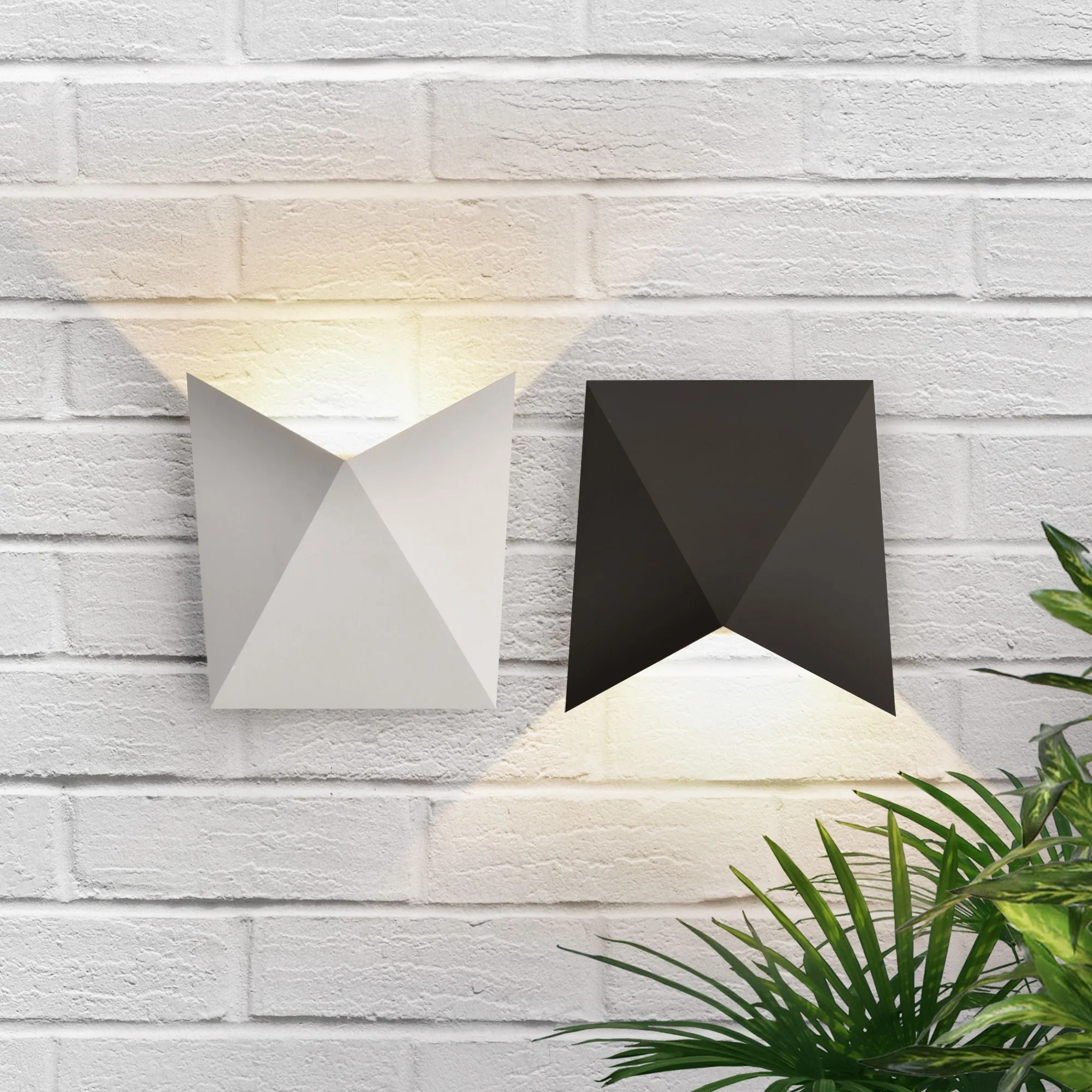 Светильник светодиодный уличный настенный Batterfly белый 1517 TECHNO Elektrostandard - Фото 3