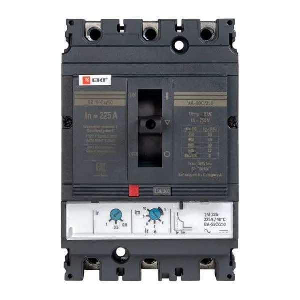 ВА-99C 250/225А 3P 45кА EKF - Фото 5