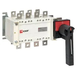 Рубильник-переключатель 160A 4P c рукояткой управления для прямой установки PowerSwitch EKF pscs-160-4