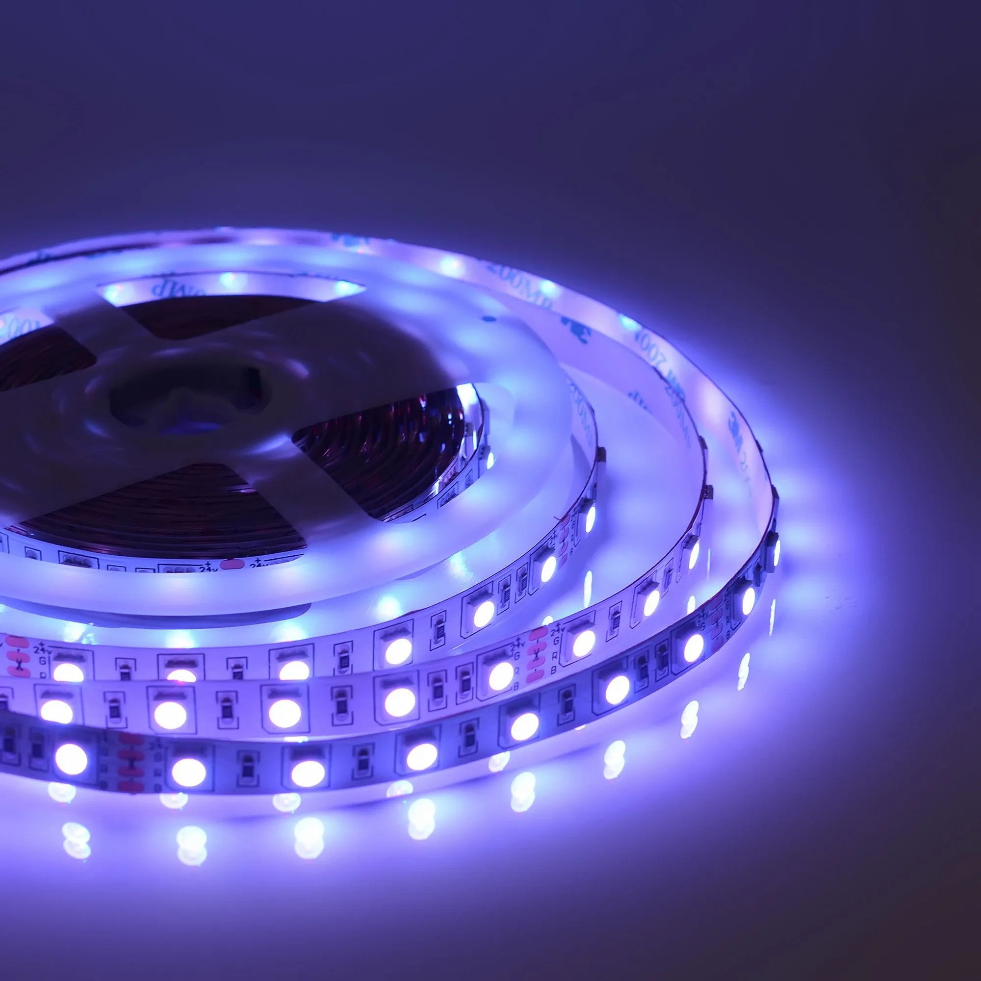 Лента светодиодная smd5050 60д/м 24В IP20 5м RGB Apeyron - Фото 12