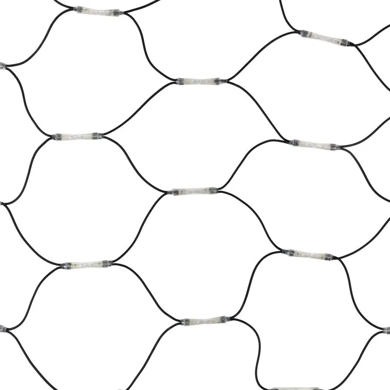 Гирлянда светодиодная Сеть 2x3м 432 LED МУЛЬТИ черный каучук IP67 постоянное свечение 230В блок в комплекте NEON-NIGHT - Фото 3