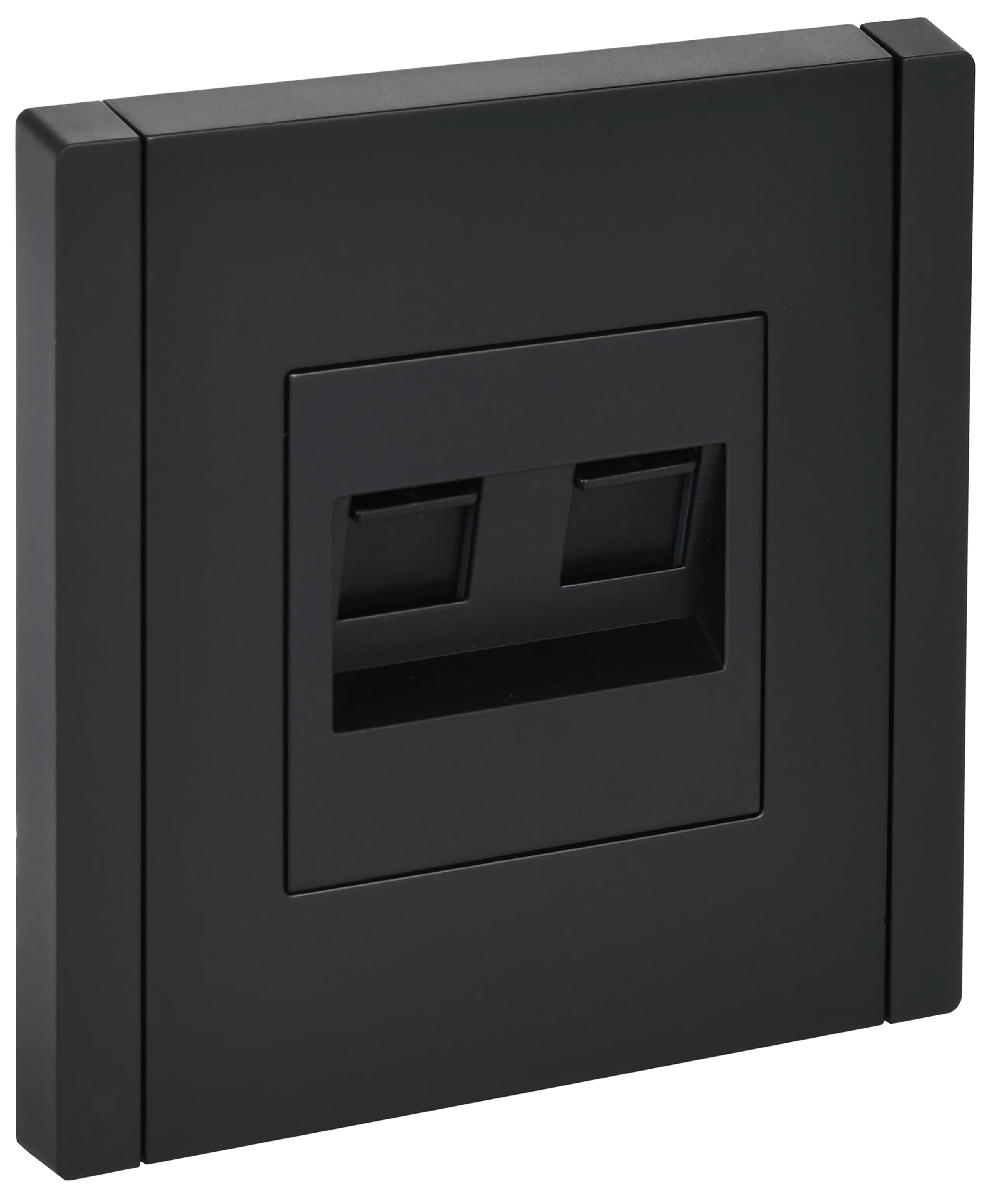 FORTE&PIANO Розетка двойная RJ11+RJ45 кат.5E FP135 черный IEK