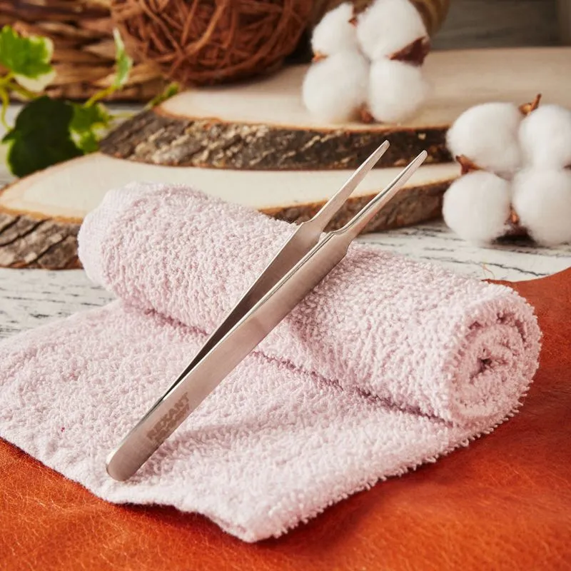 Пинцет прямой с закругленными кончиками 125мм (блистер) REXANT - Фото 2