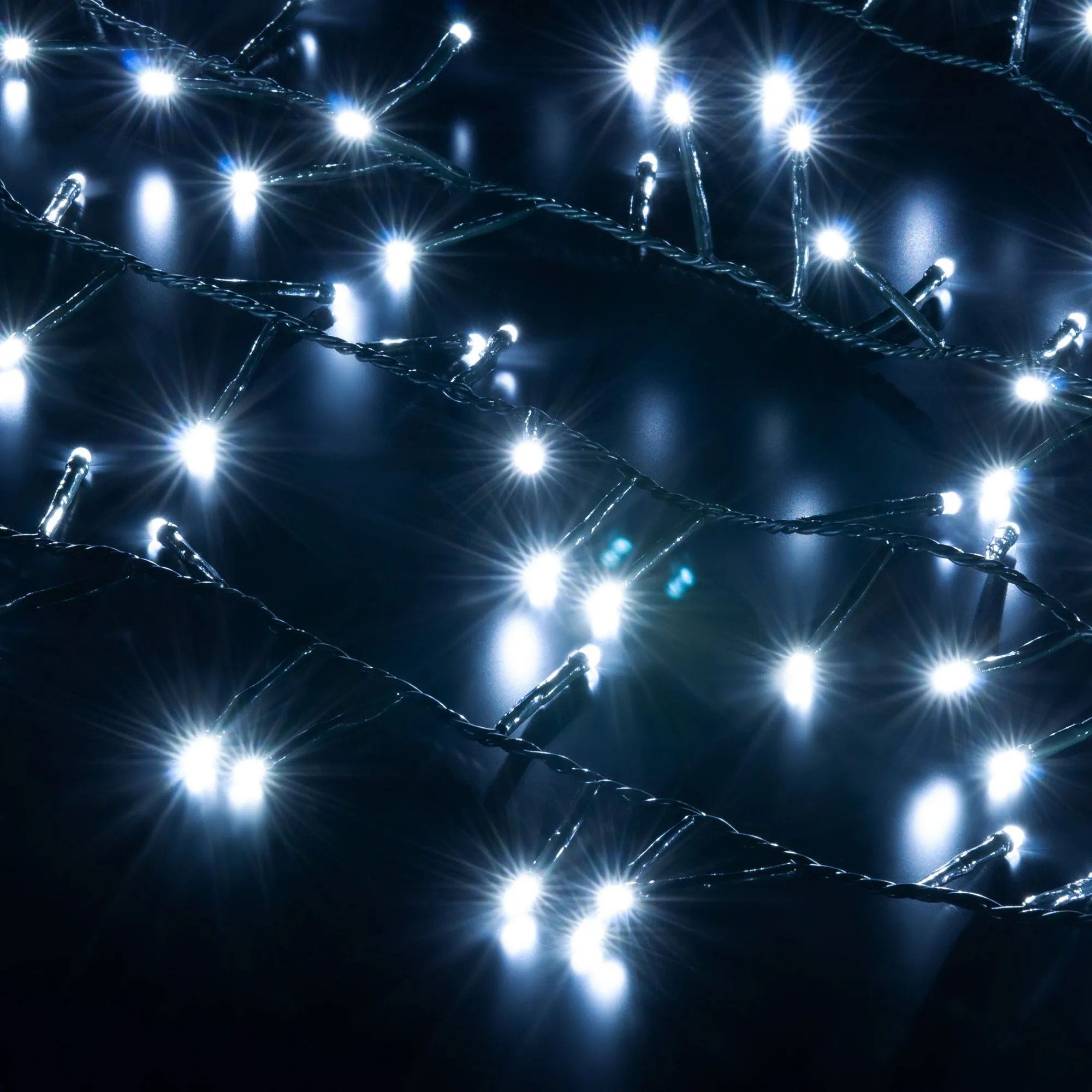 Гирлянда нить "Мишура" белый 5м IP20 400-004 Elektrostandard Eurosvet - Фото 4