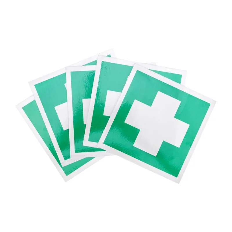 Наклейка знак медицинского  назначения "Аптечка первой медицинской помощи"100*100 мм Rexant - Фото 2