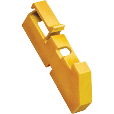 Изолятор DIN желтый IEK YIS21