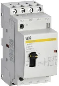 Контактор модульный с ручным управлением КМ25-22МР AC KARAT IEK MKK12-25-22