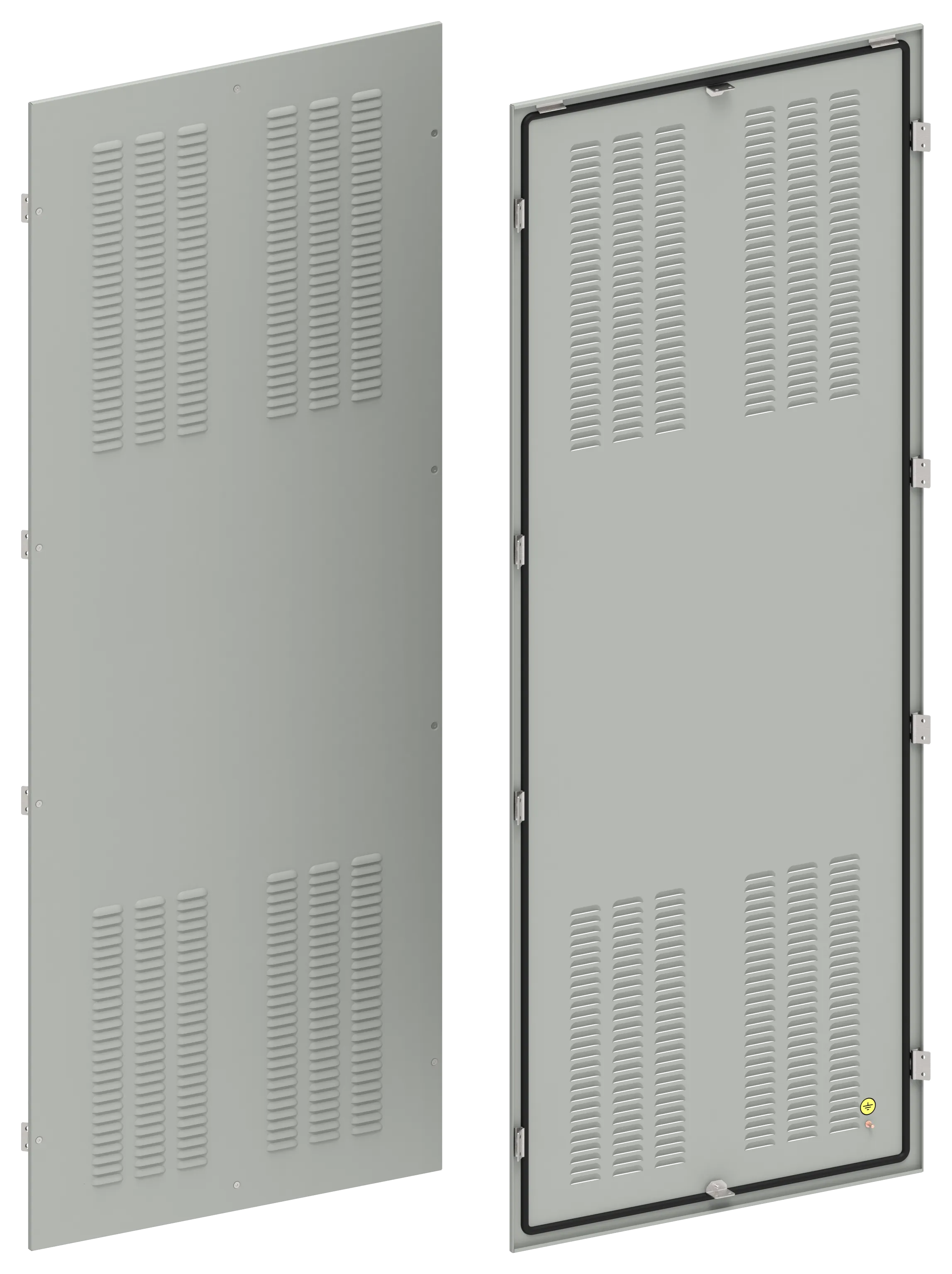 FORMAT Панель боковая вентилируемая 2000х800мм IP31 (2шт/компл) IEK FO-00-PSV-200-080-31