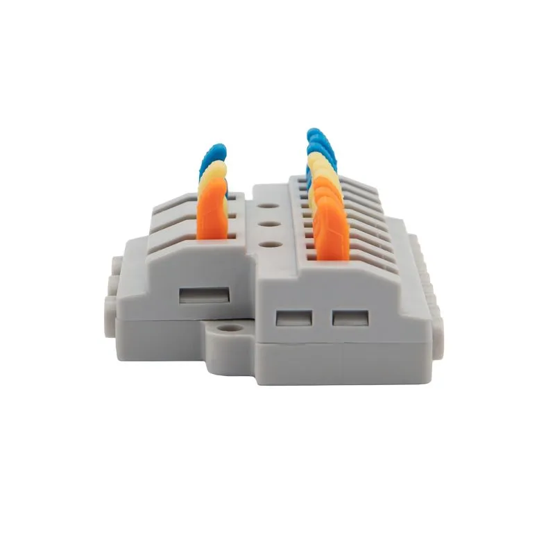 Клемма СМК 3х3 проходная разветвительная 3 полюса, с монтажной площадкой (1 ввод, 3 вывода на полюс) (50 шт./уп.) REXANT - Фото 2