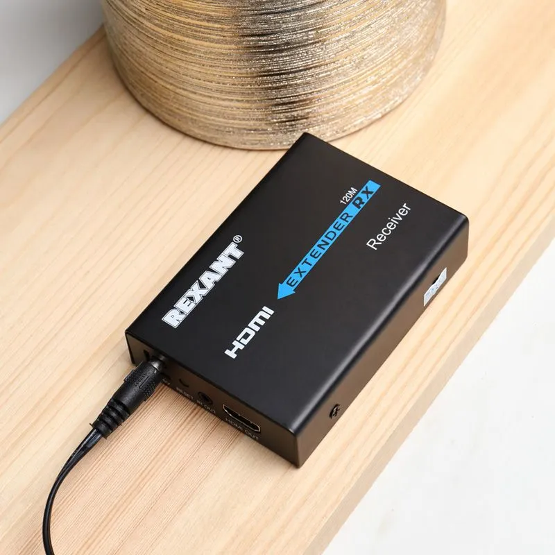 Приемник сигнала HDMI по витой паре RJ-45(8P8C) до 120м (1080p) REXANT - Фото 2
