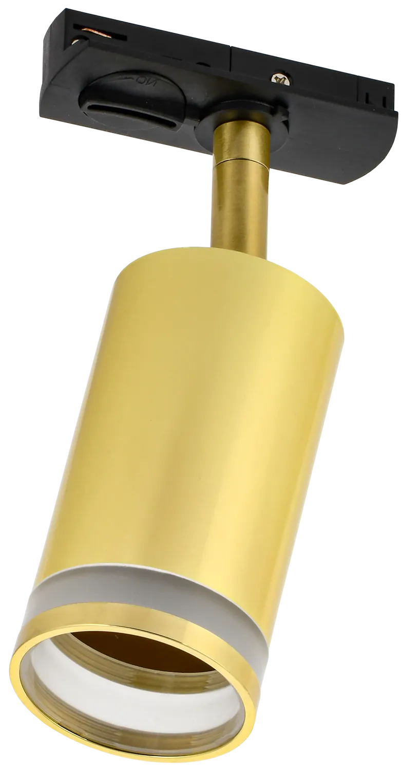 LIGHTING Светильник 4116 декоративный трековый поворотный под лампу GU10 золото IEK