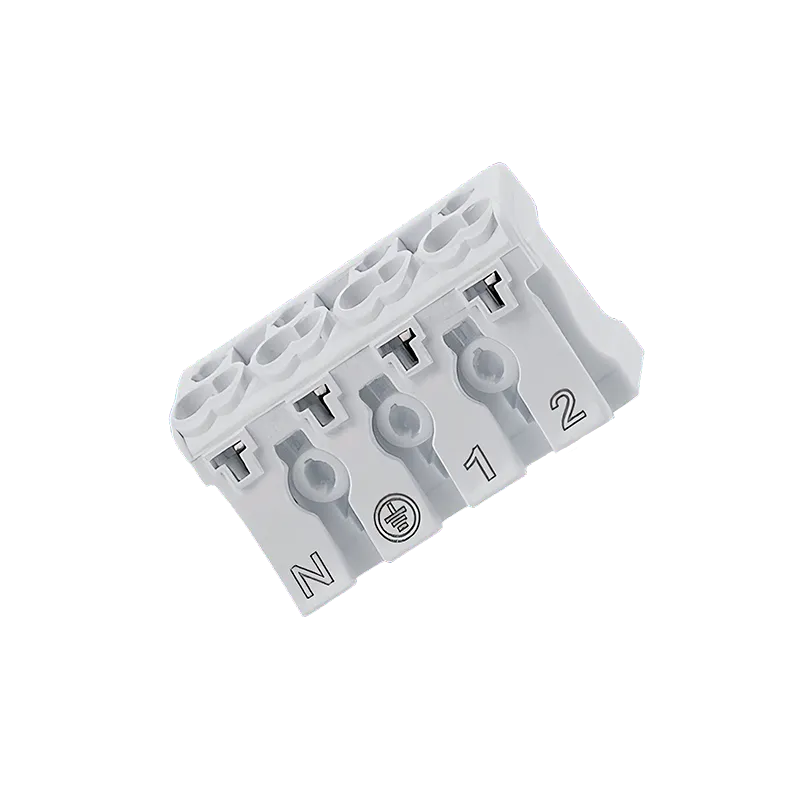 Клемма монтажная WOLTA KSP4-2L+N+PE белый 40х25х17мм 1/100/2500 KSP4-2L+N+PE