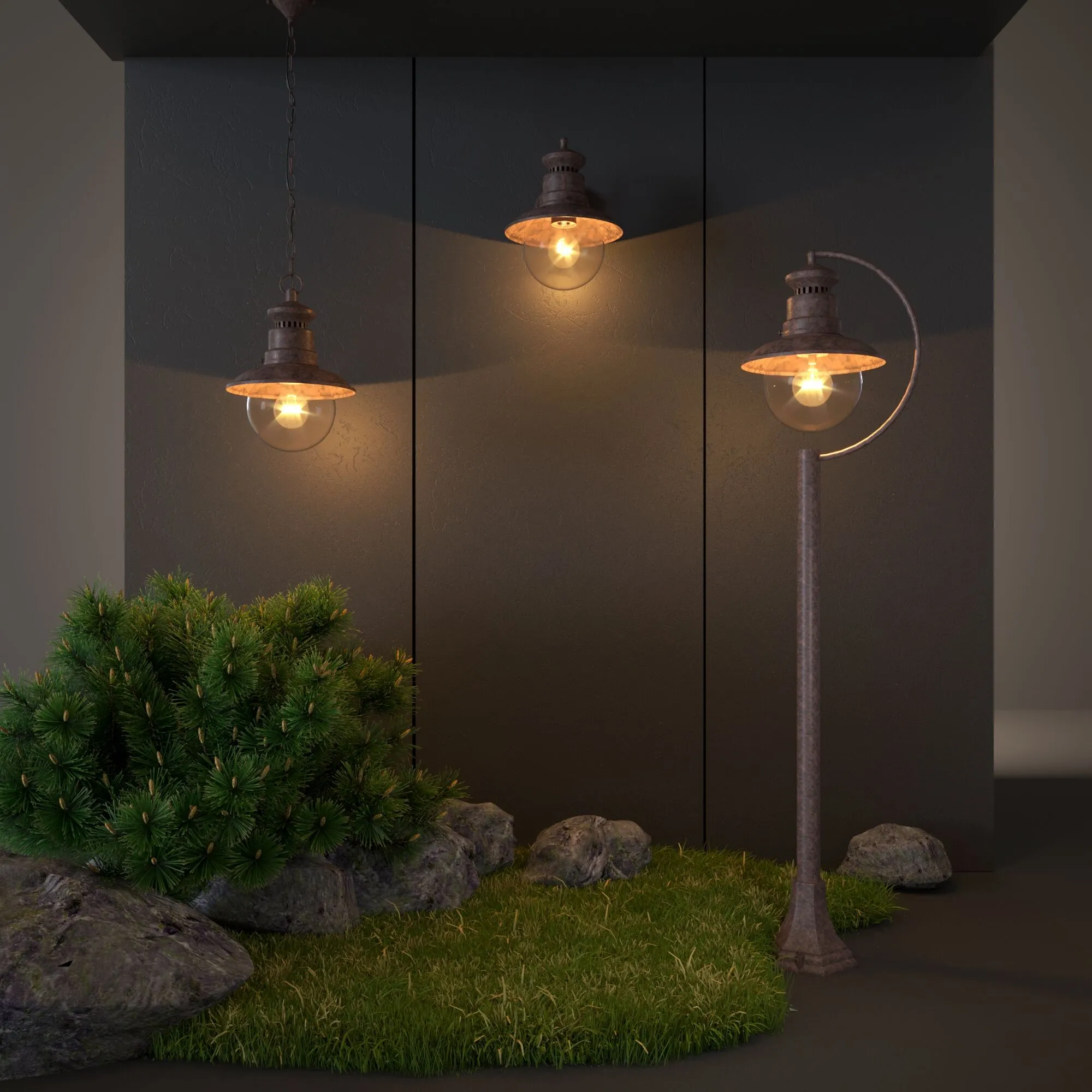 Светильник уличный подвесной IP44 Talli H брауни GL 3002H Elektrostandard - Фото 3