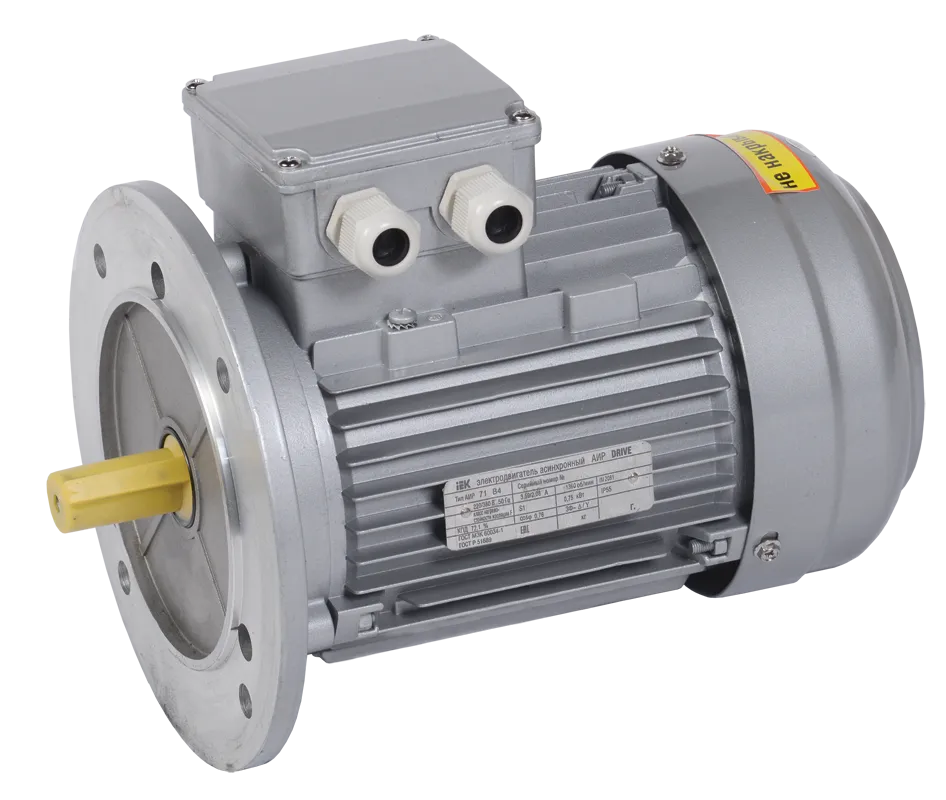 Электродвигатель асинхронный трехфазный АИР 71B2 380В 1,1кВт 3000об/мин 3081 DRIVE IEK