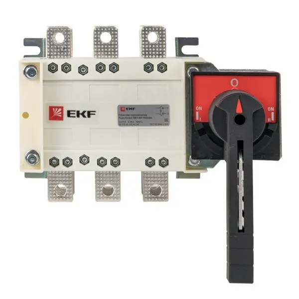 Рубильник-переключатель 160A 3P c рукояткой управления для прямой установки PowerSwitch EKF - Фото 2