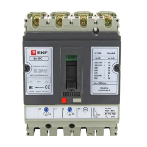 ВА-99C 630/630А 3P+N 45кА EKF mccb99C-630-630+N